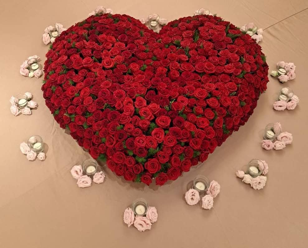 宴客結婚大愛心花禮
