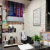 曼都髮型店面人造花藝佈置04