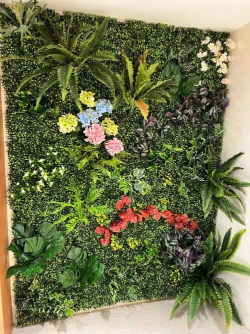 曼都髮型植森牆佈置04
