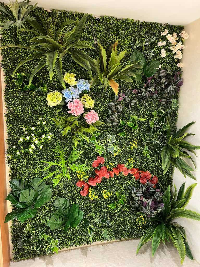曼都髮型植森牆佈置04