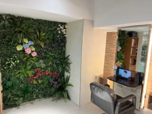 曼都髮型植森牆佈置05