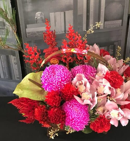 賀新年迎新春盆花