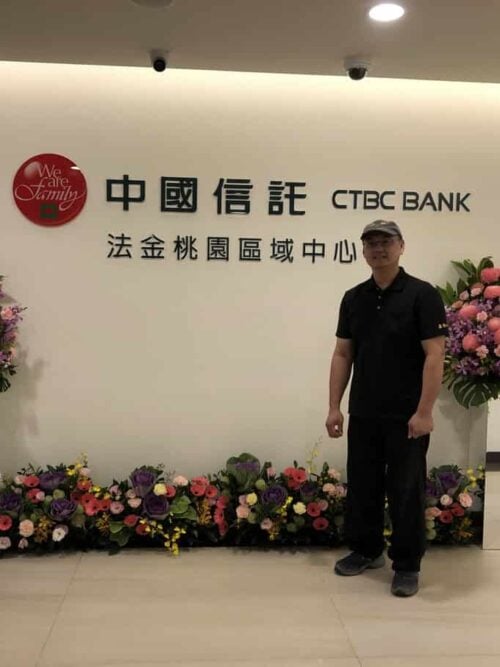 銀行開幕花藝佈置02
