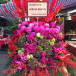 宮廟神明祝壽大型花籃