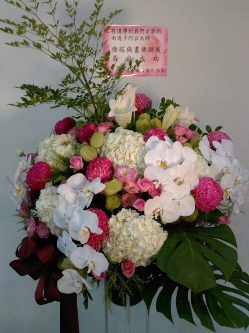 畫展展覽時尚花藍