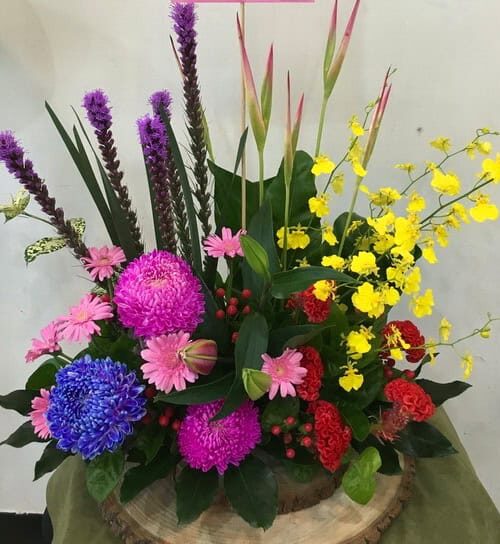 答謝台北文昌宮還願盆花
