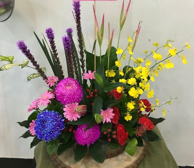 答謝台北文昌宮還願盆花