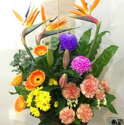 還願城隍老爺謝神盆花