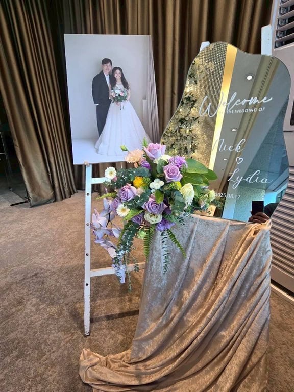 婚禮迎賓花藝
