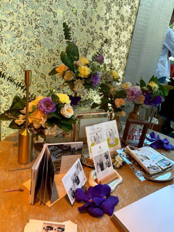 收禮桌花藝