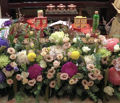 開幕盆花展示