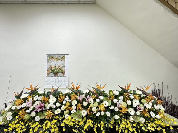 靈前供花